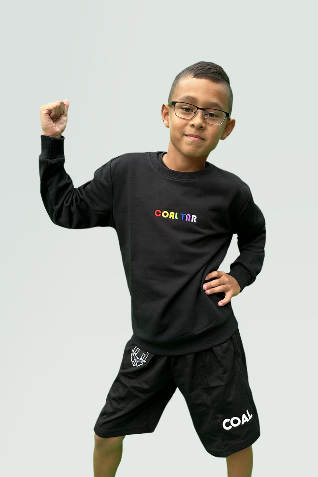 Coal Tar Letter Trui Kids